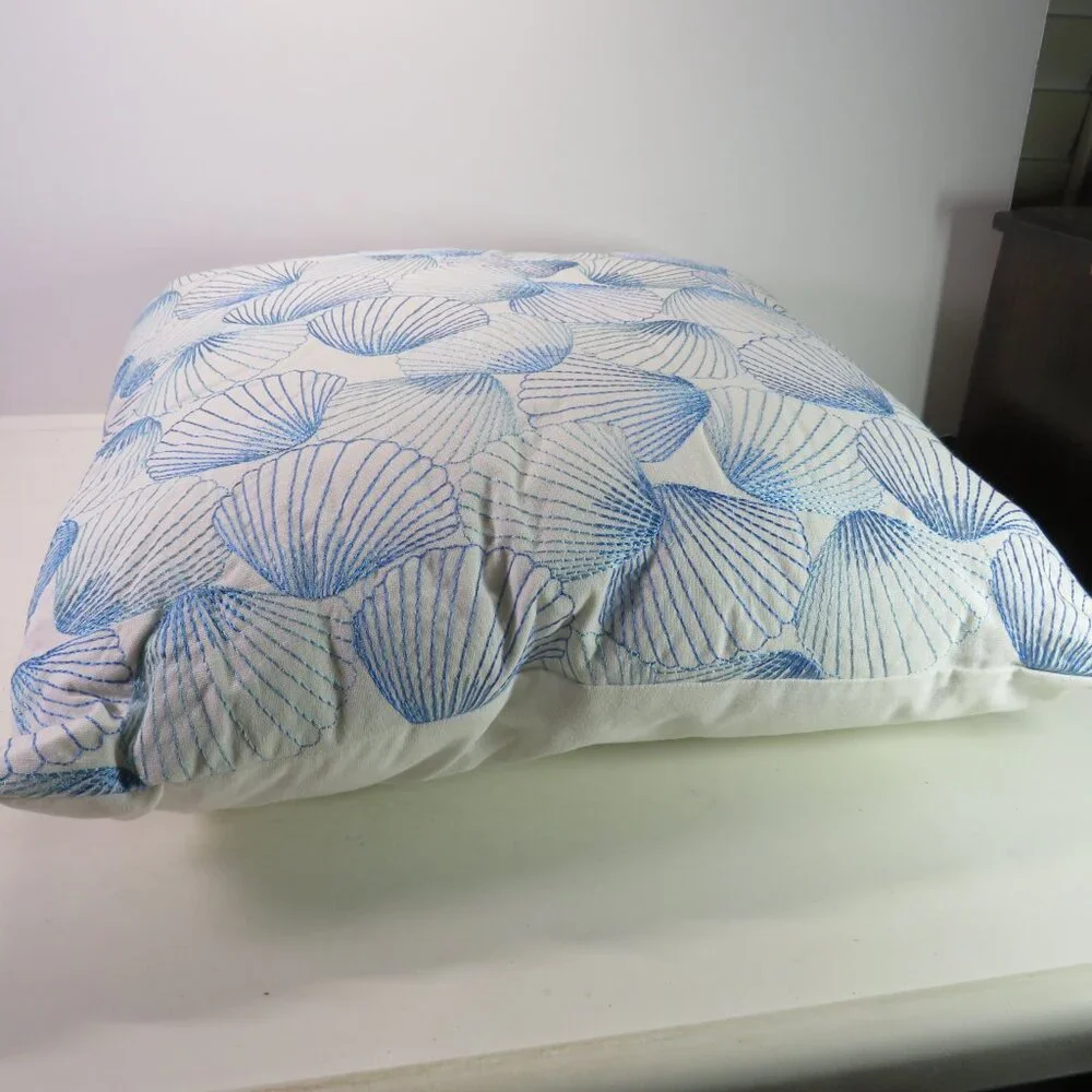 N/A blue embroidered